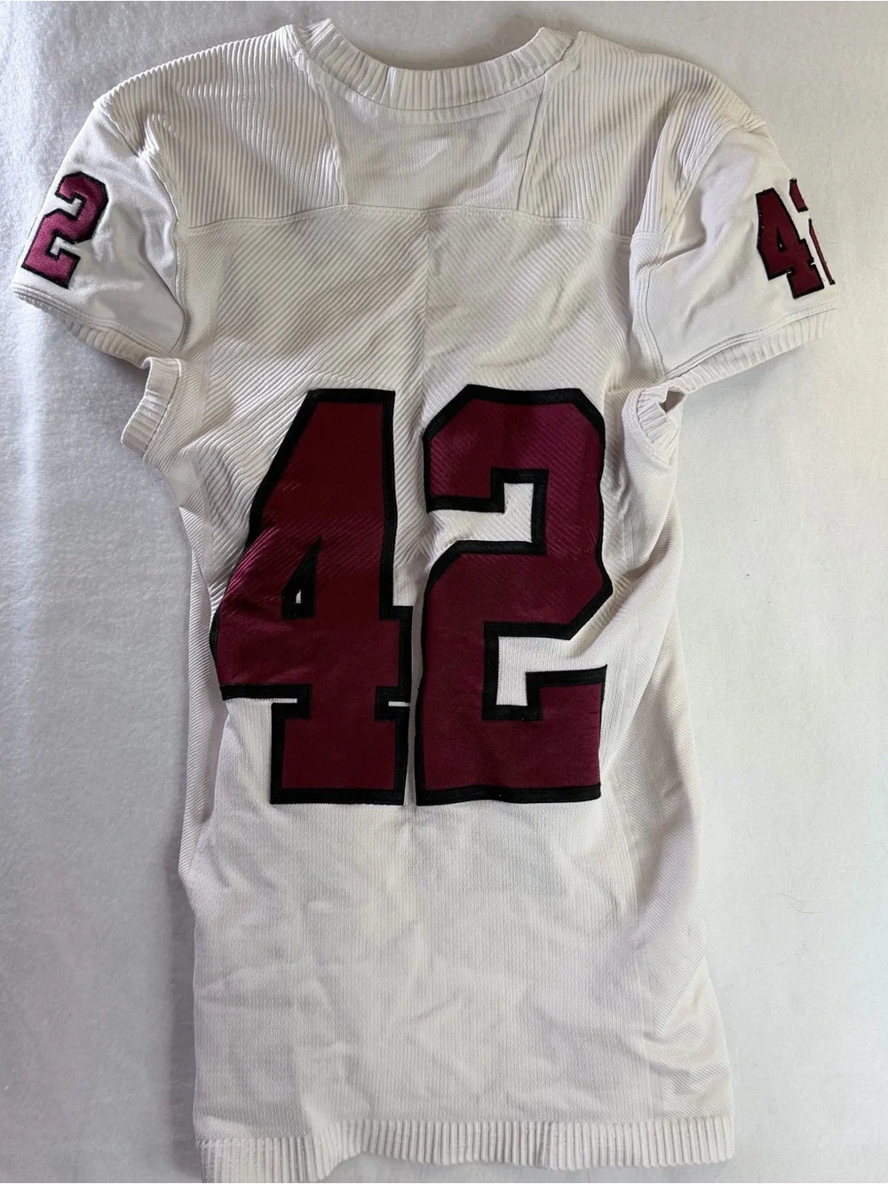adidas White Football Jersey with Black Logos